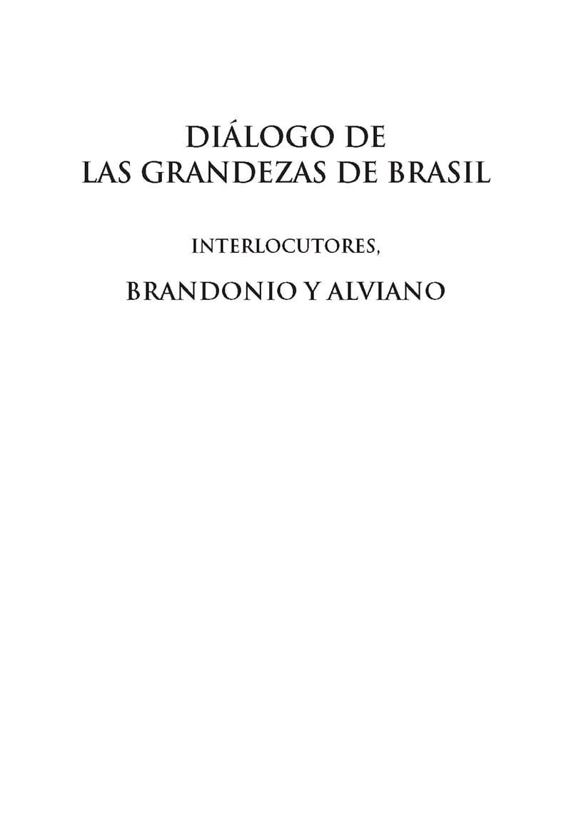 Apresentação do livro “Diálogo de las grandezas de Brasil” – Centro de  Estudios Brasileños